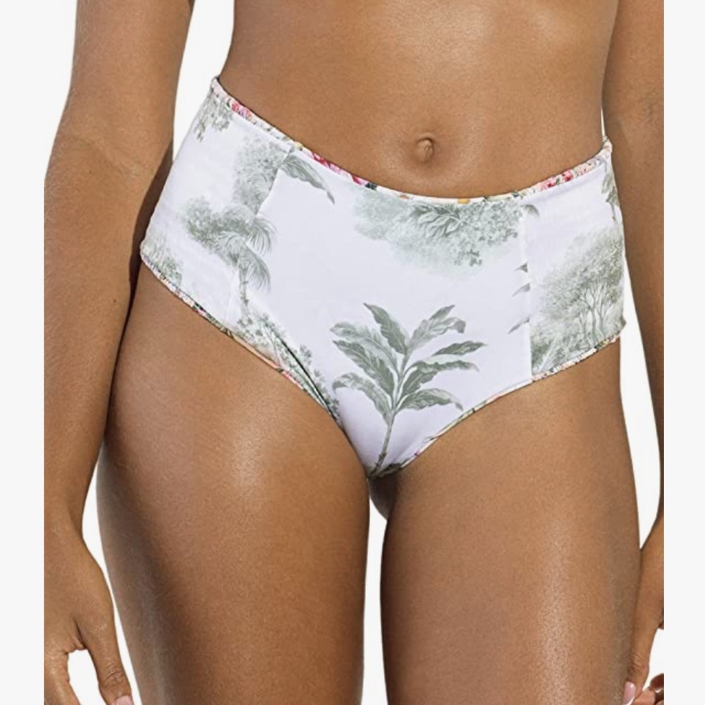 ๐ธ MAAJI ๐ธ FLORAL TROPICAL HIGH WAISTED BIKINI BOTTOM - Picture 8 of 10